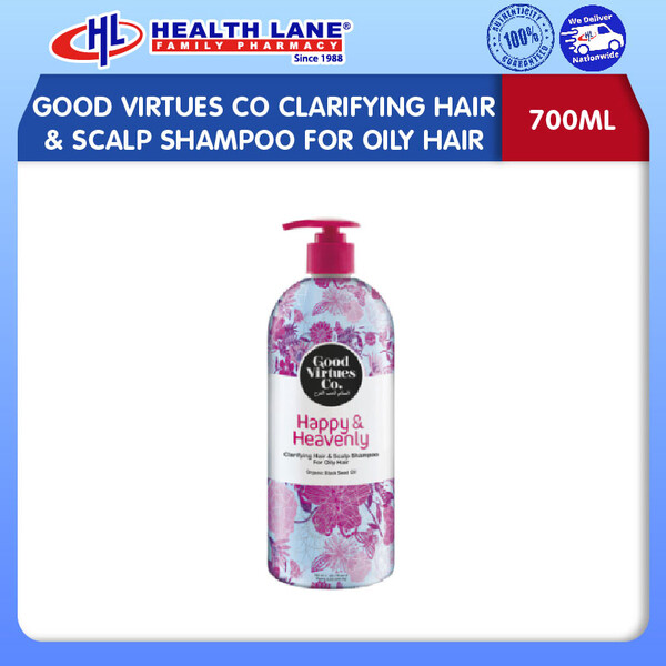 GOOD VIRTUES CO CLARIFYING RAMBUT & KULIT KEPALA SYAMPU FOR MINYAKY RAMBUT (700ML)